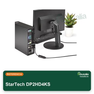 StarTech DP2HD4KS Adaptador DisplayPort a HDMI 4K