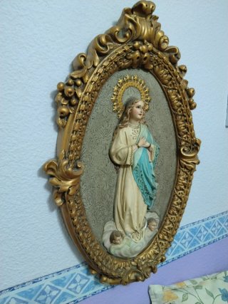 Cuadro Antiguo Inmaculada Concepción