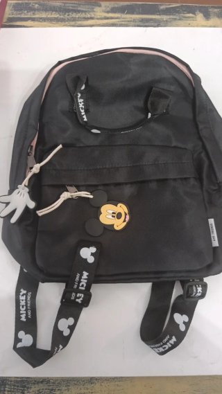 Mochila Mickey Mouse Zara Negra