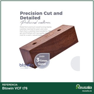 Patas madera maciza 5cm repuesto muebles