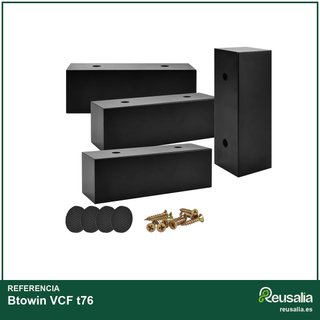 Patas madera maciza 5cm repuesto muebles