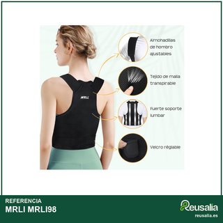 Corrector postura espalda soporte ajustable