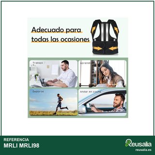 Corrector postura espalda soporte ajustable