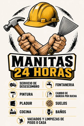 Se ofrece servicio de manitas 24 horas