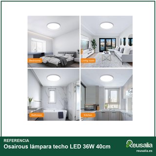 Osairous lámpara techo LED 36W 40cm