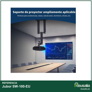 Soporte proyector pared ajustable 360° metal