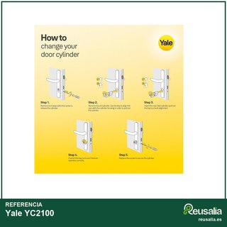 Yale YC2100 cilindro seguridad leva larga