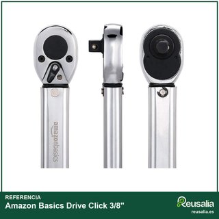 Amazon Basics Drive Click 3/8" llave dinamométrica
