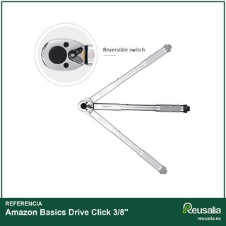 Amazon Basics Drive Click 3/8" llave dinamométrica