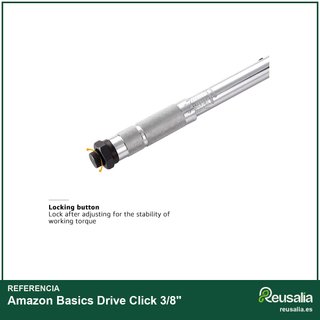 Amazon Basics Drive Click 3/8" llave dinamométrica