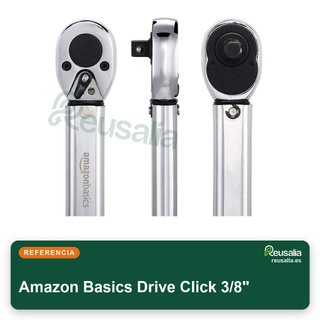 Amazon Basics Drive Click 3/8" llave dinamométrica