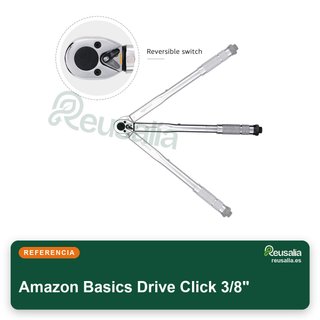 Amazon Basics Drive Click 3/8" llave dinamométrica