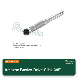 Amazon Basics Drive Click 3/8" llave dinamométrica