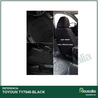TOYOUN fundas asiento coche delanteros poliéster