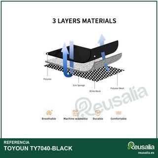 TOYOUN fundas asiento coche delanteros poliéster