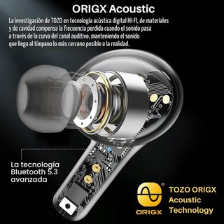 TOZO A2 auriculares inalámbricos bluetooth 5.3