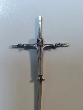 Cruz de plata de ley 925