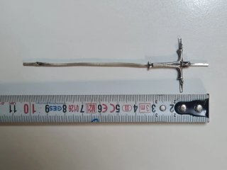Cruz de plata de ley 925