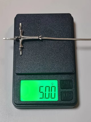 Cruz de plata de ley 925
