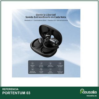 Auriculares deportivos bluetooth batería larga