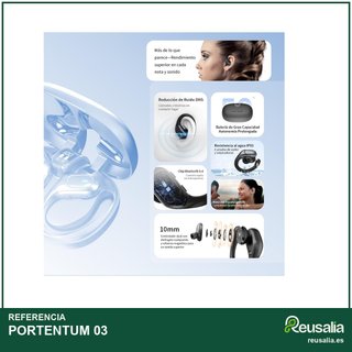 Auriculares deportivos bluetooth batería larga