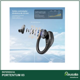 Auriculares deportivos bluetooth batería larga