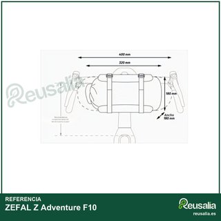 ZEFAL Z Adventure F10 bolsa manillar 10L