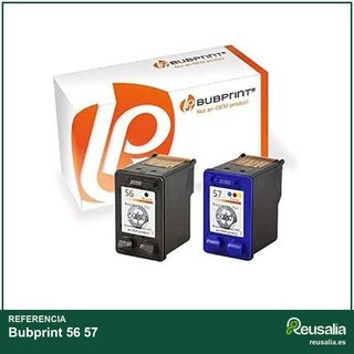 Bubprint cartuchos tinta compatibles HP 56 57