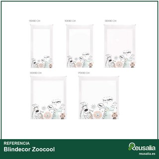 Blindecor Zoocool Estor enrollable translúcido