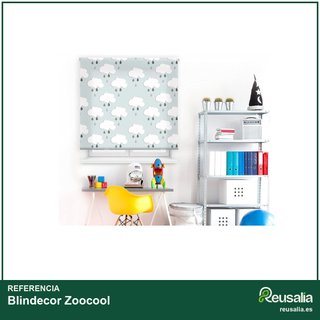 Blindecor Zoocool Estor enrollable translúcido