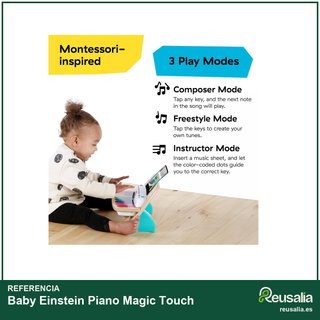 Baby Einstein piano madera música bebés