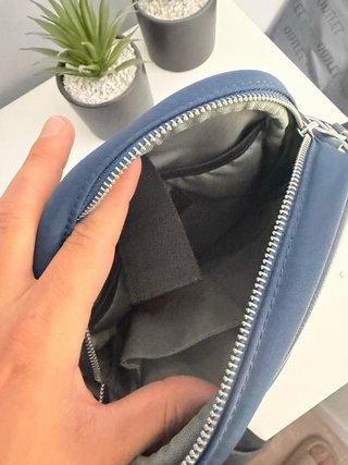 Bandolera/Riñonera Emidio Tucci Azul y Gris