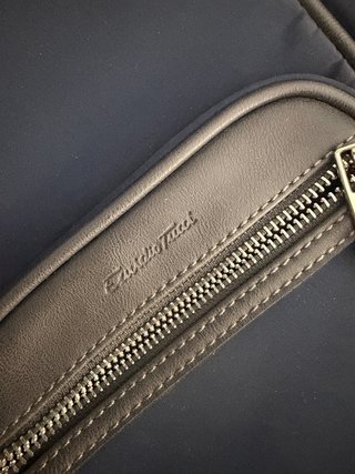 Bandolera/Riñonera Emidio Tucci Azul y Gris