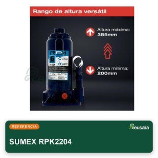 SUMEX gato botella hidráulico 6 toneladas 6000 kg