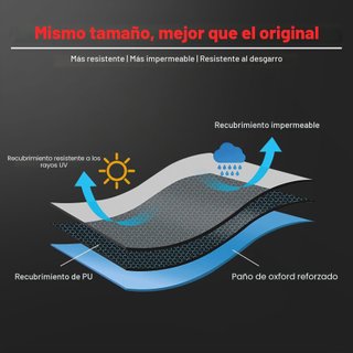 Zettum funda TV 60-65 pulgadas impermeable