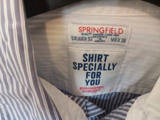 Camisa Springfield Rayas Azules Talla M