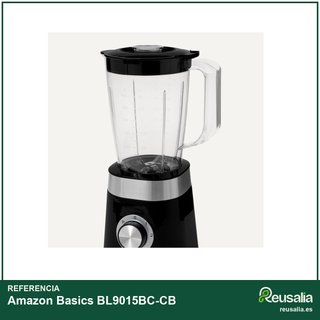 Amazon Basics licuadora 600W jarra 1.5L negra