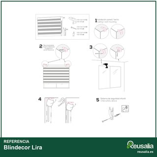 Blindecor Lira estor enrollable noche día