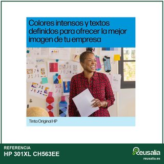 HP 301XL CH563EE Cartucho tinta alta capacidad