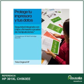 HP 301XL CH563EE Cartucho tinta alta capacidad