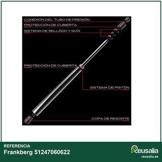 Frankberg amortiguadores gas 51247060622 BMW Serie