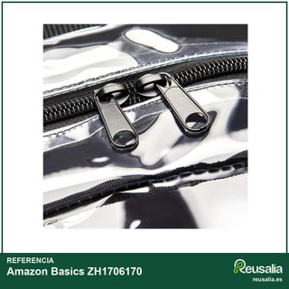 Amazon Basics mochila escolar transparente pvc