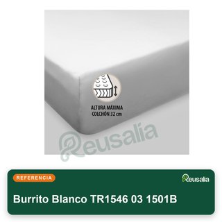 Burrito Blanco juego sábanas algodón mostaza