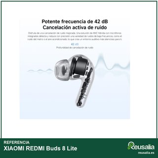 XIAOMI REDMI Buds 8 Lite ANC 42dB Azul