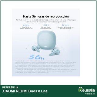 XIAOMI REDMI Buds 8 Lite ANC 42dB Azul