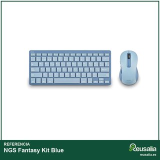 NGS Fantasy Kit Blue teclado ratón inalámbrico