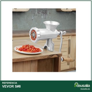 VEVOR Picadora carne manual hierro fundido
