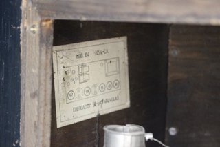 Antigua radio de válvulas Spick 104, Superheterodino.