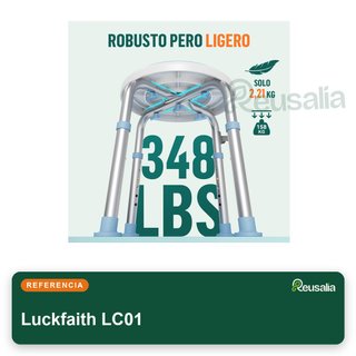 Luckfaith LC01 silla ducha giratoria aluminio