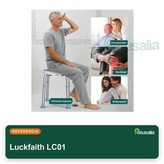 Luckfaith LC01 silla ducha giratoria aluminio